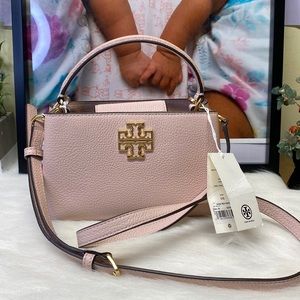 Authentic Tory Burch Britten Micro Satchel